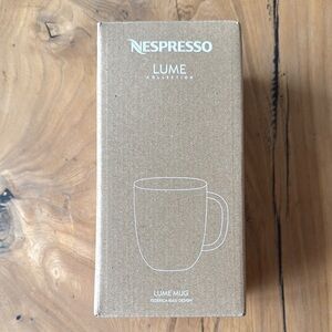 NEW Nespresso Lyme Coffee Mug - Set of 2